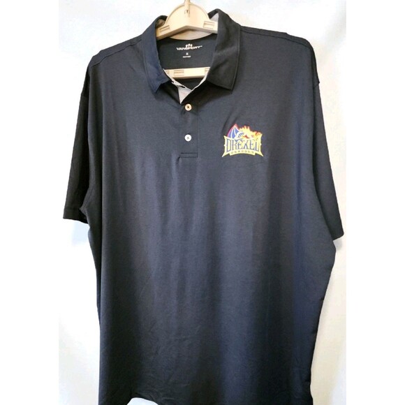 Drexel Dragons Vansport New Polo Shirt 2X Embroidered Excellent B7 Short Sleeve - Picture 1 of 4